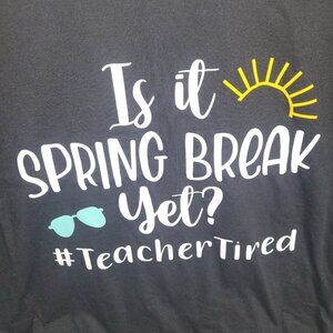 Teacher T-shirts Set of 3 Size 3XL & 2XL:Potential/St Patrick's Day/Spring Break
